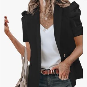 Elegant Black Women's Blazer